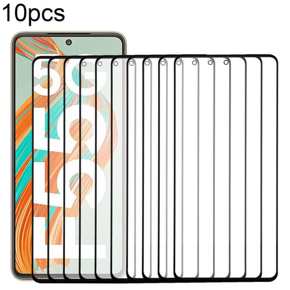 For Samsung Galaxy F55 SM-E556B 10pcs Front Screen Outer Glass Lens with OCA Optically Clear Adhesive