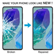 For Samsung Galaxy M55 SM-M556B 10pcs Front Screen Outer Glass Lens with OCA Optically Clear Adhesive