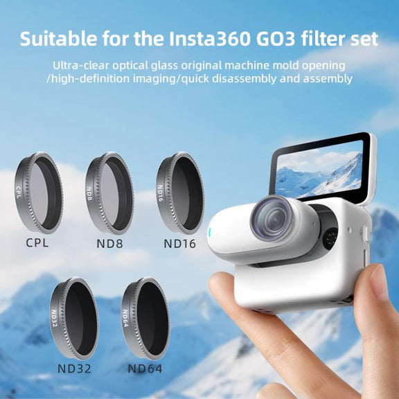 For Insta360 GO 3 Camera Lens Filter, Filter:ND8