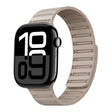 For Apple Watch 42mm / 41mm / 40mm / 38mm Cylinder Magnetic Two-color Loop Silicone Watch Band(Starlight) - free shipping - PMC TechLife - Order now!