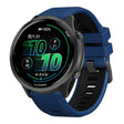 For Garmin Forerunner 970 Two Color Steel Buckle Silicone Watch Band(Royal Blue Black) - free shipping - PMC TechLife - Order now!
