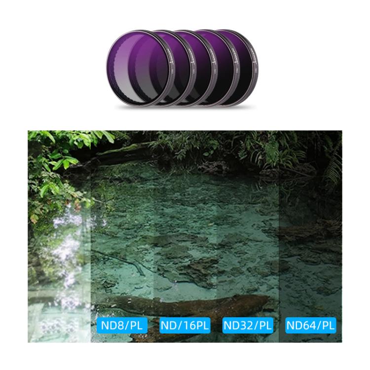For DJI Action 5 Pro Camera Lens Filter, Filter:ND16