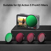 For DJI Action 5 Pro Camera Lens Filter, Filter:ND32