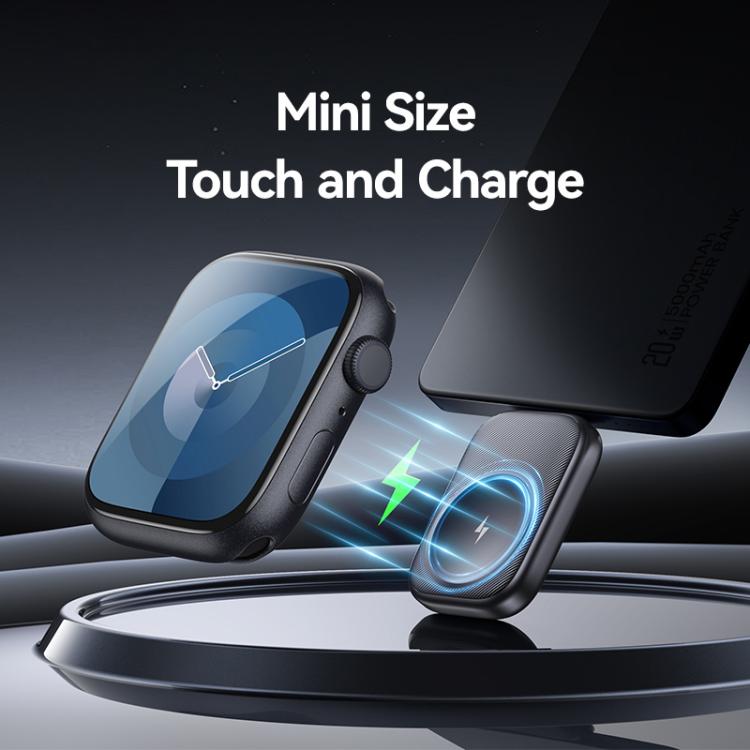 For Apple Watch Series USAMS CD247 USB-C / Type-C Plug Portable Watch Wireless Charger(Metal Gray)
