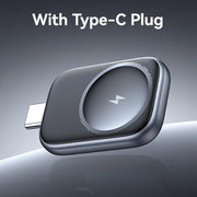 For Apple Watch Series USAMS CD247 USB-C / Type-C Plug Portable Watch Wireless Charger(Desert Gold)
