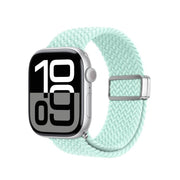 For Apple Watch 38 / 40 / 41 / S10 42mm DUX DUCIS Mixture Ultra Series Magnetic Buckle Nylon Braided Strap(Mint Green)