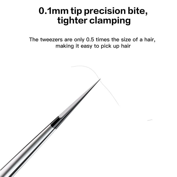 i2C NS Series Super Alloy High Precision Stainless Steel Super Hard Extra Tip Flying Wire Tweezers, Model:NS-03 Extra Hard Tip