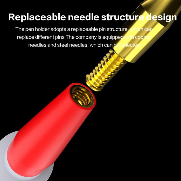 i2C Pure Copper Silicone Probe Detection Pen, Model:Straight Plug