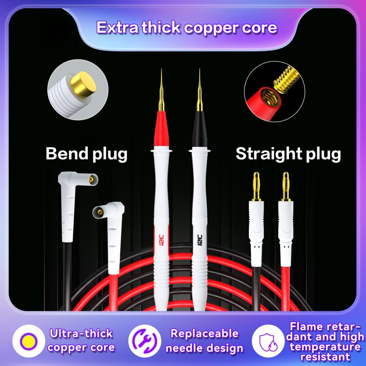 i2C Pure Copper Silicone Probe Detection Pen, Model:Straight Plug
