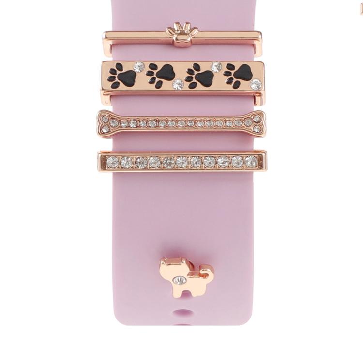 Smart Watch Band Decorative Ring Metal Accessories(Dog Paw)