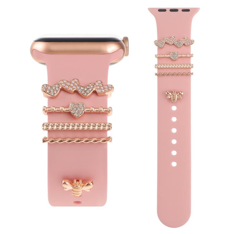 Smart Watch Band Decorative Ring Metal Accessories(Bee)