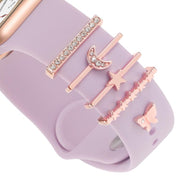 Smart Watch Band Decorative Ring Metal Accessories(Star Moon Butterfly)