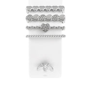 Smart Watch Band Decorative Ring Metal Accessories(Silver Cicada)