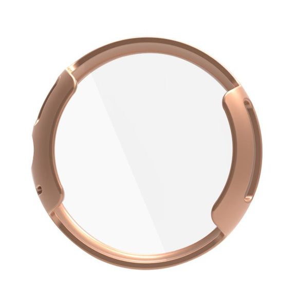 For Google Pixel Watch 3 45mm Integrated Full Coverage TPU Watch Protective Cover(Rose Gold)