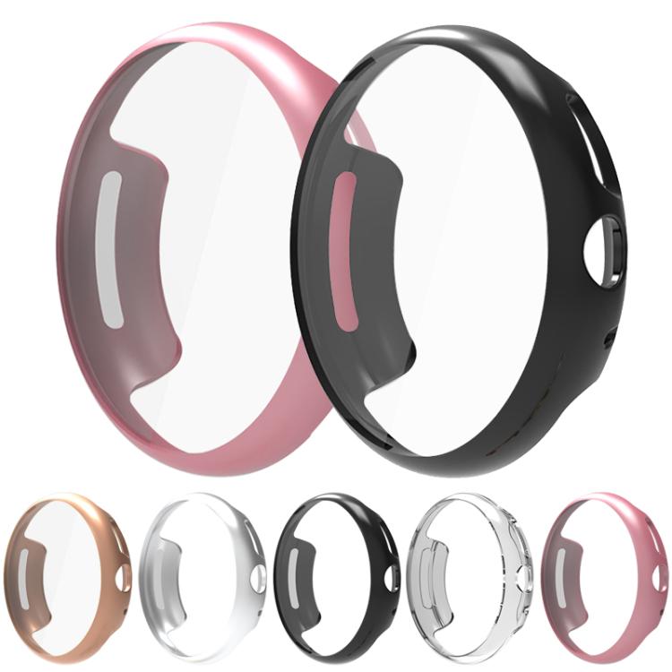 For Google Pixel Watch 3 45mm Integrated Full Coverage TPU Watch Protective Cover(Pink)