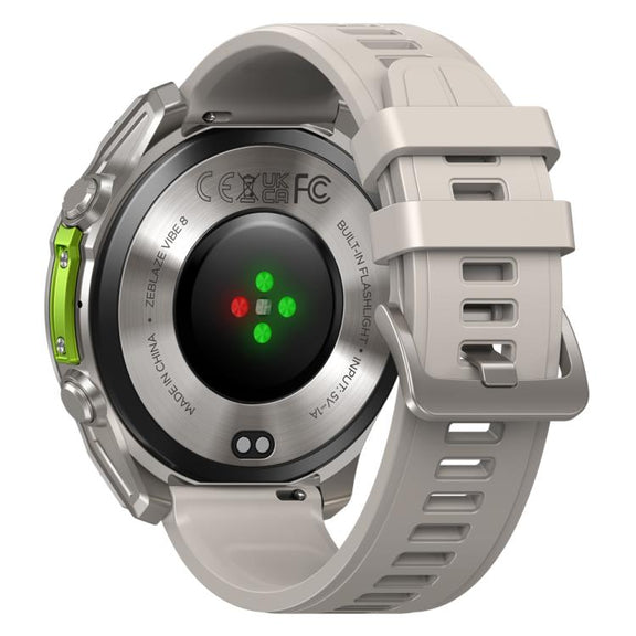 Zeblaze Vibe 8 Rugged Outdoor Smart Watch 1.43 inch Screen 5 ATM & IP69K Built-in Flashlight(Grey)