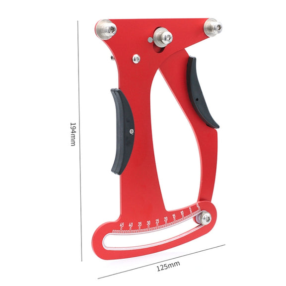 Bicycle Spokes Tension Meter Tool Rim Adjustment Measurement Gauges (Red)