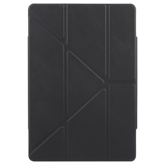 For Huawei MatePad Air 12 2024 Magnetic Detachable Dual-Clasp Acrylic Deformation Leather Tablet Case(Black)