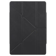 For Huawei MatePad Pro 12.2 2024 Magnetic Detachable Dual-Clasp Acrylic Deformation Leather Tablet Case(Black)