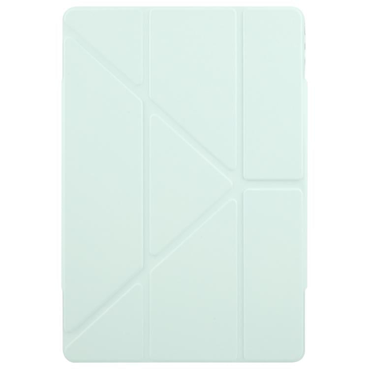 For Huawei MatePad Pro 12.2 2024 Magnetic Detachable Dual-Clasp Acrylic Deformation Leather Tablet Case(Baby Green)