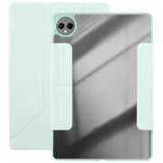 For Huawei MatePad Pro 12.2 2024 Magnetic Detachable Dual-Clasp Acrylic Deformation Leather Tablet Case(Baby Green)
