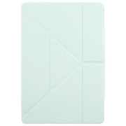 For Huawei MatePad Pro 12.2 2024 Magnetic Detachable Dual-Clasp Acrylic Deformation Leather Tablet Case(Baby Green)