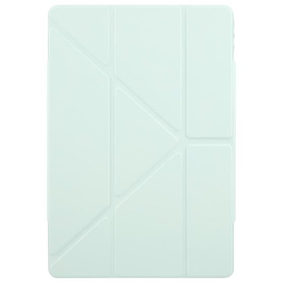 For Huawei MatePad Pro 12.2 2024 Magnetic Detachable Dual-Clasp Acrylic Deformation Leather Tablet Case(Baby Green)