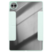 For Huawei MatePad Pro 12.2 2024 Magnetic Detachable Dual-Clasp Acrylic Deformation Leather Tablet Case(Baby Green)