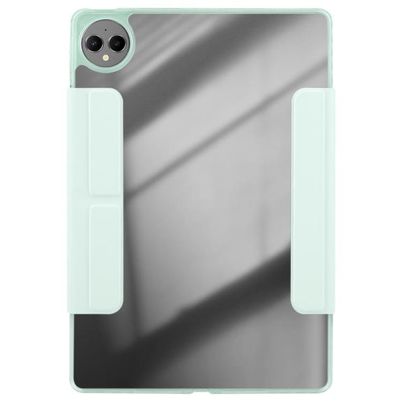 For Huawei MatePad Pro 12.2 2024 Magnetic Detachable Dual-Clasp Acrylic Deformation Leather Tablet Case(Baby Green)