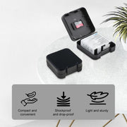 For Insta360 Ace / Ace Pro Battery & Memory Card Storage Box(Black)