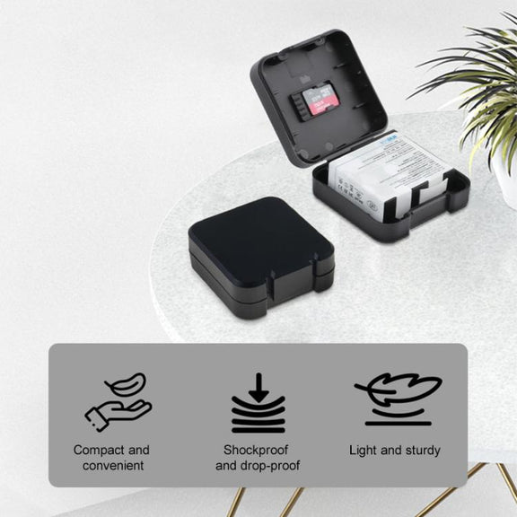 For Insta360 Ace / Ace Pro Battery & Memory Card Storage Box(Black)