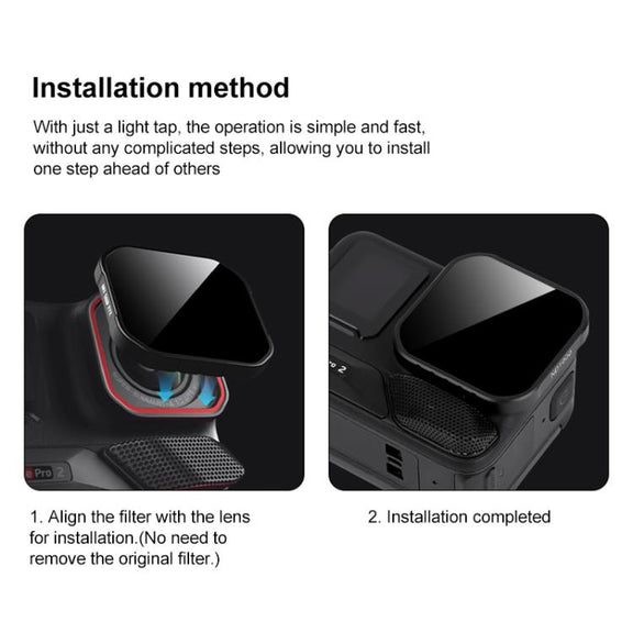 For Insta360 Ace Pro 2 Camera Lens Filter, Filter:ND64