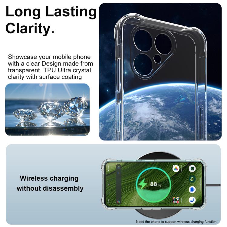 For Fairphone Gen.6 / e / OS Gen.6 imak Shockproof Airbag TPU Phone Case(Transparent)