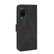 For DOOGEE N20 Pro Solid Color Skin Feel Magnetic Buckle Horizontal Flip Calf Texture PU Leather Case with Holder & Card Slots & Wallet(Black)