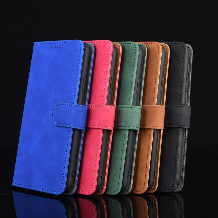 For DOOGEE N20 Pro Solid Color Skin Feel Magnetic Buckle Horizontal Flip Calf Texture PU Leather Case with Holder & Card Slots & Wallet(Brown)