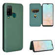 For DOOGEE N20 Pro Carbon Fiber Texture Horizontal Flip TPU + PC + PU Leather Case with Card Slot(Green) - More Brand by PMC TechLife | Online Shopping South Africa | PMC TechLife | Buy Now Pay Later Mobicred