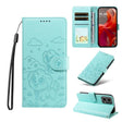 For Motorola Edge 50 Fusion 5G Embossed Heart Dog RFID Blocking Wallet Leather Phone Case(Green) - free shipping - PMC TechLife - Order now!