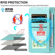 For Motorola Moto G05 / E15 Embossed Heart Dog RFID Blocking Wallet Leather Phone Case(Green)