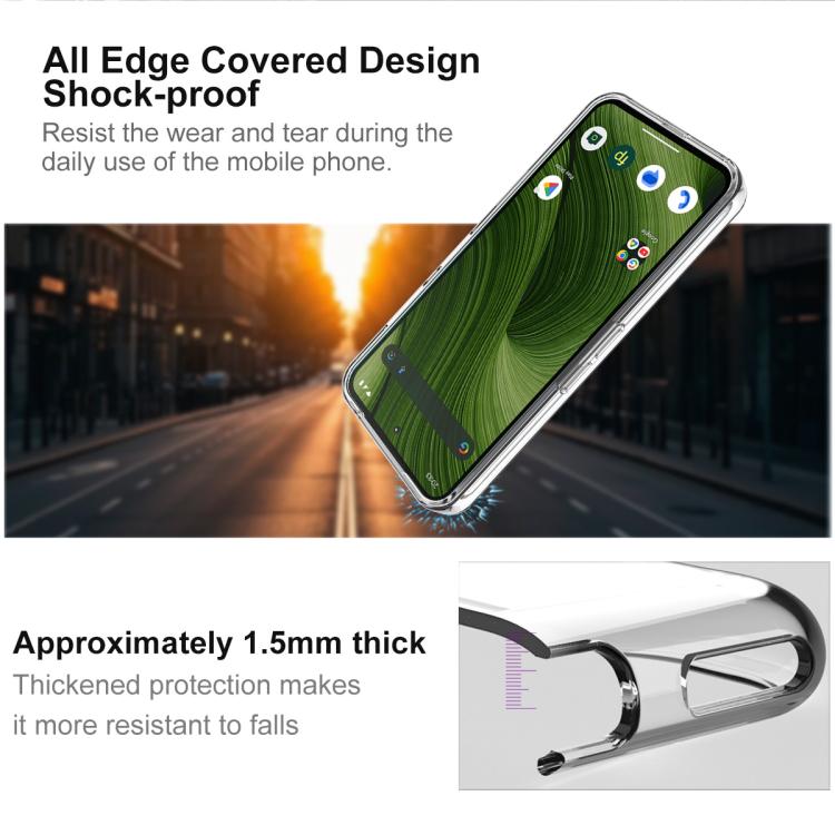 For Fairphone Gen.6 / e / OS Gen.6 imak UX-10 Series Transparent Shockproof TPU Phone Case(Transparent)