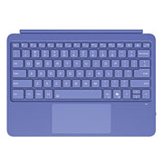 For MicroSoft Surface Pro 12 Backlight Tablet Bluetooth Keyboard with Touch Pad(Blue)