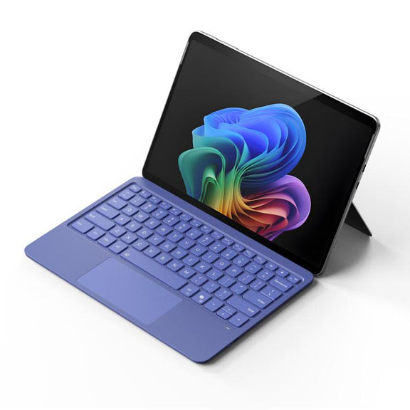 For MicroSoft Surface Pro 12 Backlight Tablet Bluetooth Keyboard with Touch Pad(Blue)