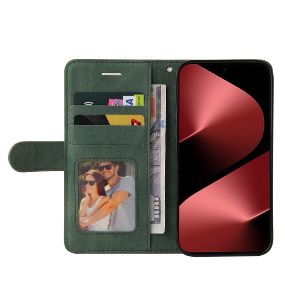 For Huawei Pura 80 Pro 5G Dual-color Splicing Flip Leather Phone Case(Green)