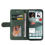 For Nothing Phone 3 Dual-color Splicing Flip Leather Phone Case(Green)