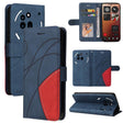 For Nothing Phone 3A Pro Dual-color Splicing Flip Leather Phone Case(Blue) - free shipping - PMC TechLife - Order now!