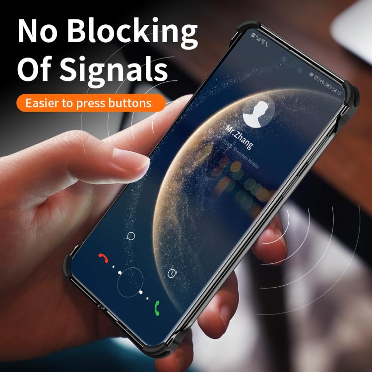 For Huawei Mate 60 Pro+ Metal Frameless Plain Leather MagSafe Holder Phone Case(Brown)