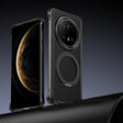 For Huawei Mate 70 Pro+ Metal Frameless Plain Leather MagSafe Holder Phone Case(Black) - free shipping - PMC TechLife - Order now!