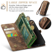 For iPhone 12 mini CaseMe-008 Detachable Multifunctional Wallet Leather Phone Case (Brown)