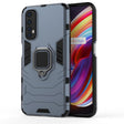 For OPPO Realme 7 PC + TPU Shockproof Protective Case with Magnetic Ring Holder(Navy Blue) - free shipping - PMC TechLife - Order now!