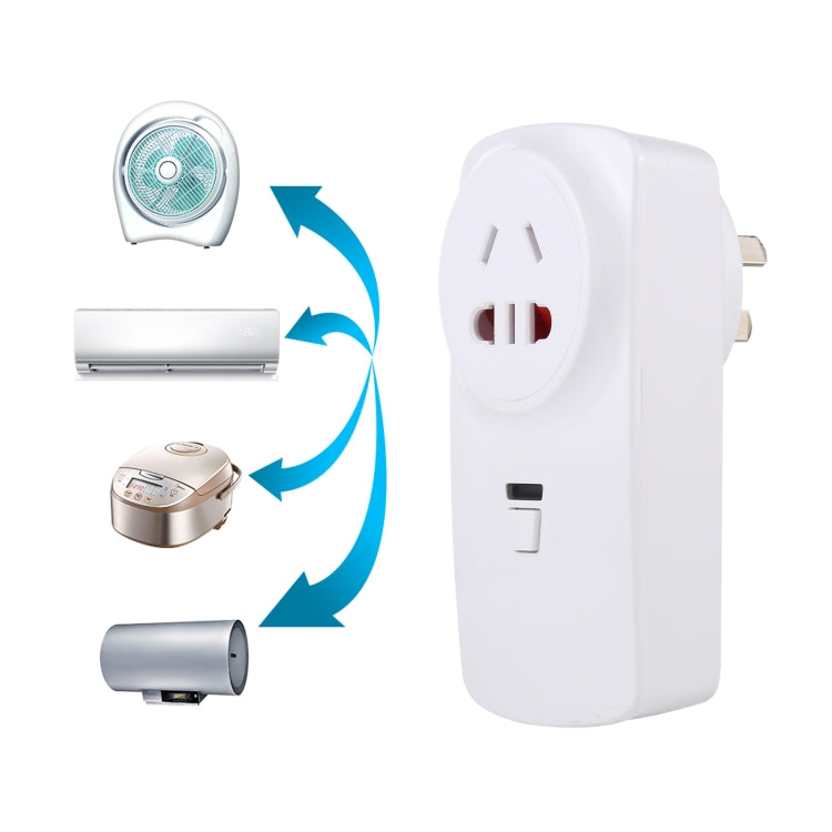 AK-DL220 220V Smart Wireless Remote Control Socket with Remote Control, Plug Type:AU Plug