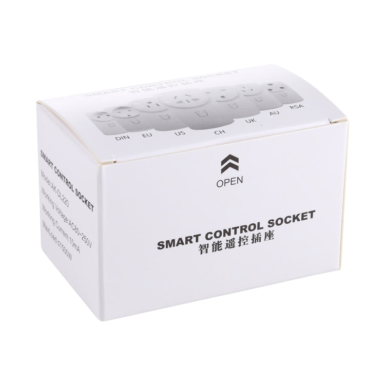 AK-DL220 220V Smart Wireless Remote Control Socket with Remote Control, Plug Type:AU Plug
